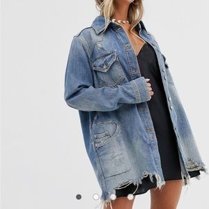 Free People Moon Child Denim Jacket